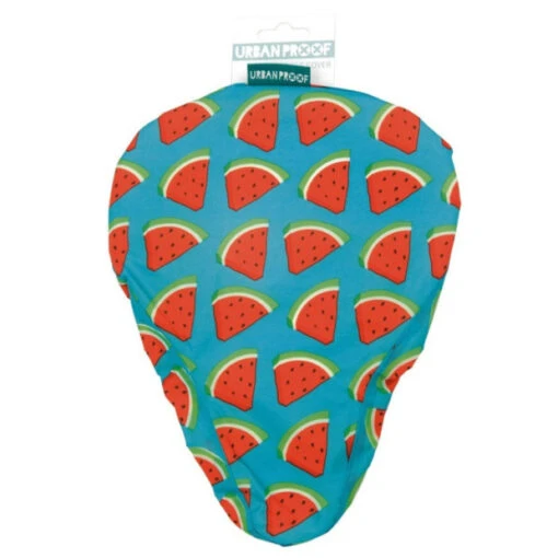Couvre-selle Universel Urban Proof - Bleu / Motifs Pastèques -Vélo Soldes couvre selle universel urban proof bleu motifs pasteques