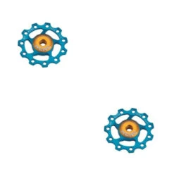 Galet Dérailleur KCNC Light Inox - Bleu