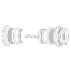 Kit Bouchon Cache-Poussière Et Rondelle Ondulée SRAM PressFit GXP Route