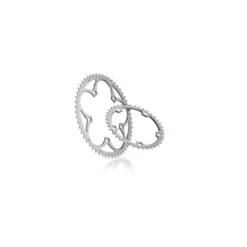 Plateau Miche Supertype 130 9/10 Vitesses Shimano Exterieur Argent