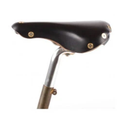Selle Berthoud Agnel Cuir - Noir - -Vélo Soldes selle berthoud agnel cuir noir 1 2