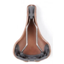 Selle Berthoud Marie Blanque Cuir - Naturel -Vélo Soldes selle berthoud marie blanque cuir naturel 1 4