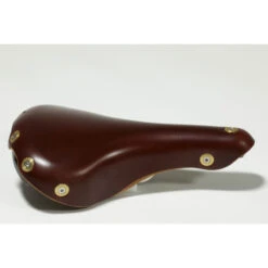 Selle En Cuir Gilles Berthoud Marie Blanque - Brun -Vélo Soldes selle en cuir gilles berthoud marie blanque brun 2